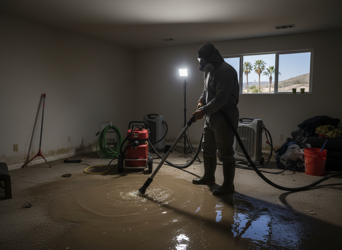 Emergency Water Cleanup in Mira Loma, CA
